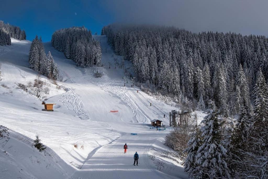 L'Enchalpe, Grand Et Lumineux Studio Avec Coin Montagne 5 Personnes, 60M Des Pistes, Piscine Couverte, Wifi, Grand Balcon Expo Est, Draps Non Compris Saint-Jean-d'Aulps Exterior photo